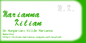 marianna kilian business card
